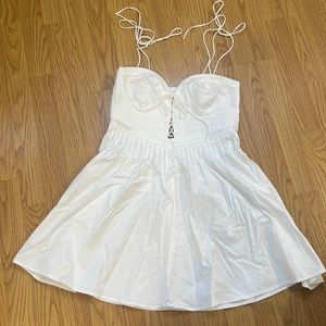 NWT, For Love and Lemons white sun dress
